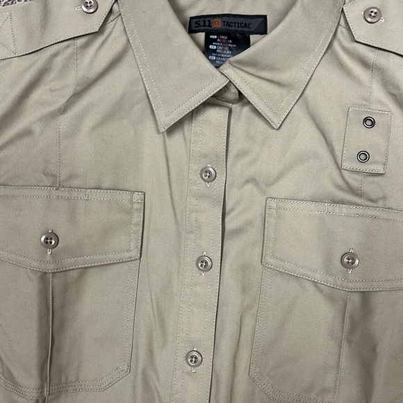 5.11 Tactical Women's Twill PDU Class-A Long Sleeve Shirt Size L - Picture 6 of 11